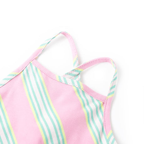 Vidaxl kinderjurk zonder mouwen met trekkoord 128 roze