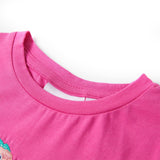 Vidaxl kindershirt 104 donkerroze