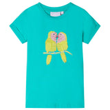 Vidaxl kindershirt 116 mintkleurig