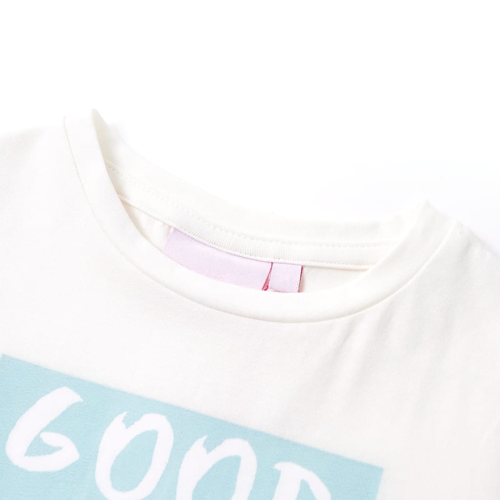 Vidaxl børneshirt 128 ECRU