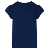 Vidaxl børneshirt 92 marineblå