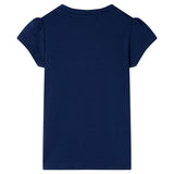 Vidaxl børneshirt 116 Navy Blue