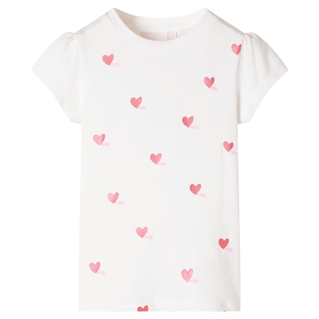 Vidaxl børneshirt 128 ECRU