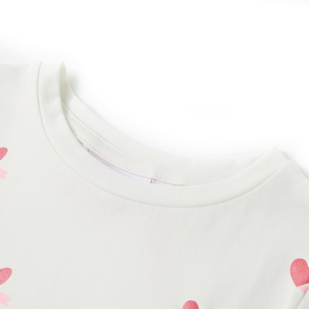 Vidaxl børneshirt 128 ECRU