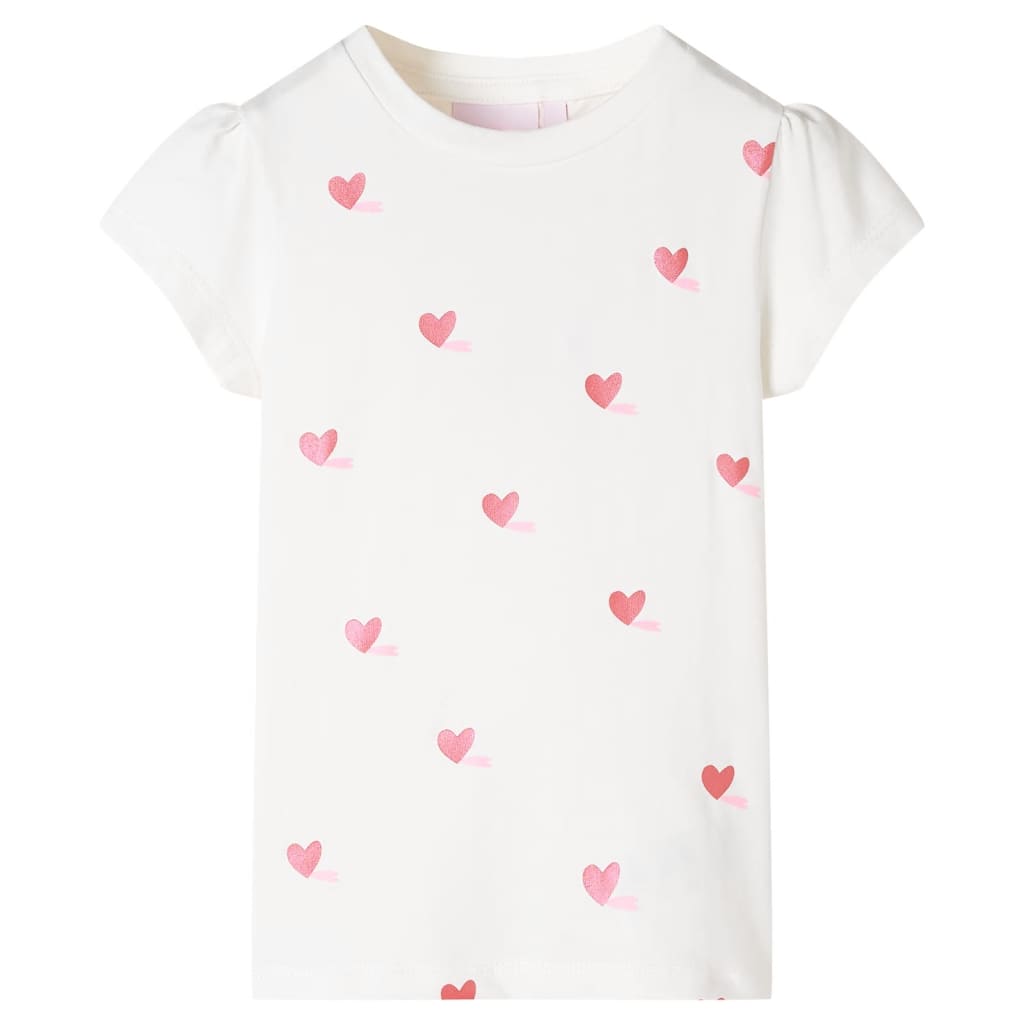 Vidaxl børneshirt 140 ecru
