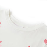 Vidaxl børneshirt 140 ecru
