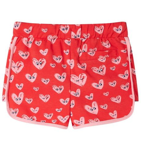 Vidaxl Børnehorts med Drawstring 104 rød