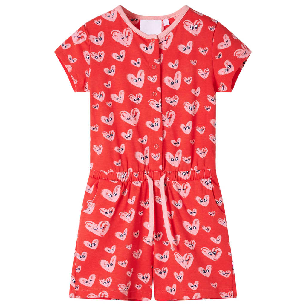 Vidaxl Børns jumpsuit 92 rød