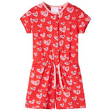 Vidaxl Børns jumpsuit 92 rød