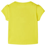 Vidaxl børneshirt 92 gul