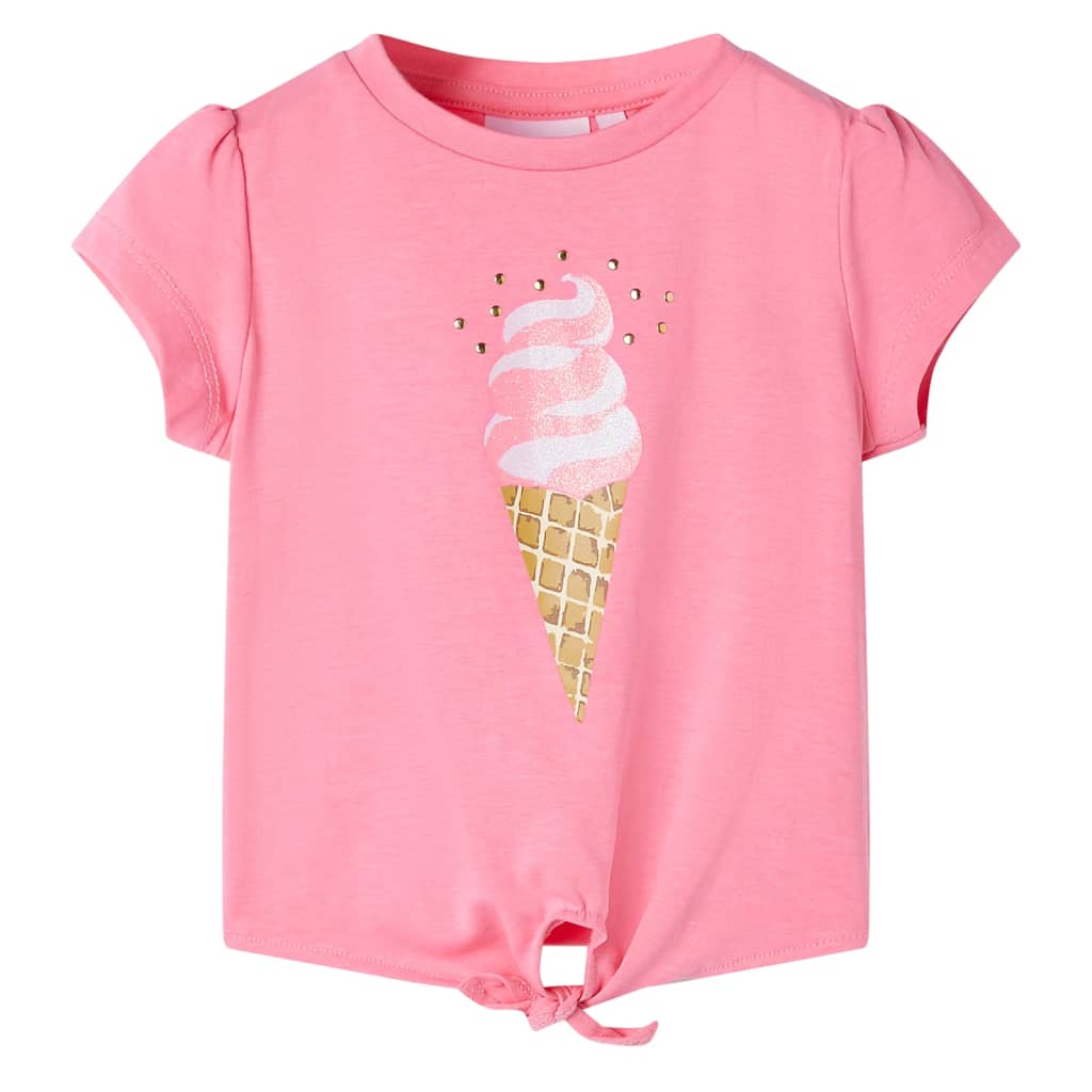 Vidaxl børneskjorte 92 fluorescerende lys pink