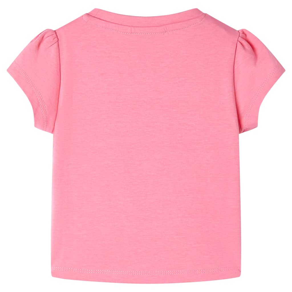 Vidaxl børneskjorte 116 fluorescerende lys pink
