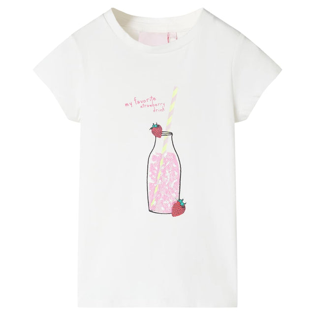 Vidaxl børneshirt 92 ECRU