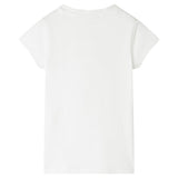 Vidaxl børneshirt 104 ECRU