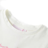Vidaxl børneshirt 104 ECRU