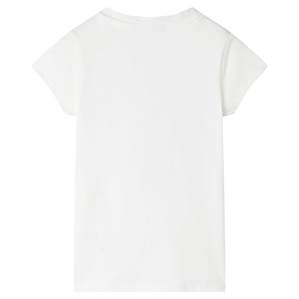 Vidaxl børneshirt 128 ECRU