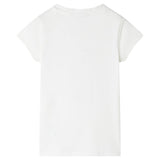 Vidaxl børneshirt 128 ECRU