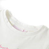 Vidaxl børneshirt 128 ECRU