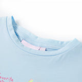 Vidaxl børneshirt 92 blød blå