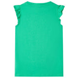 Vidaxl børneshirt 128 grøn