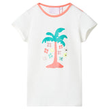 Vidaxl børneshirt 128 ECRU