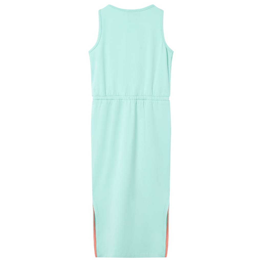 Vidaxl Børnekjole med Drawstring 104 Light Mint