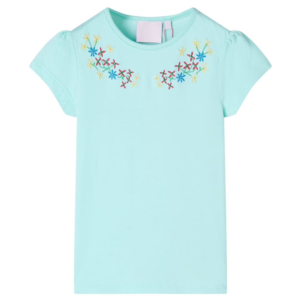 Vidaxl børneshirt 104 Light Sea Blue