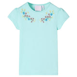 Vidaxl børneshirt 104 Light Sea Blue