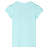 Vidaxl børneshirt 104 Light Sea Blue