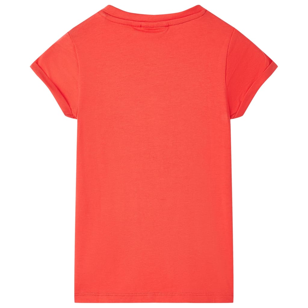 Vidaxl børneshirt 92 rød