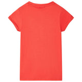 Vidaxl børneshirt 128 rød