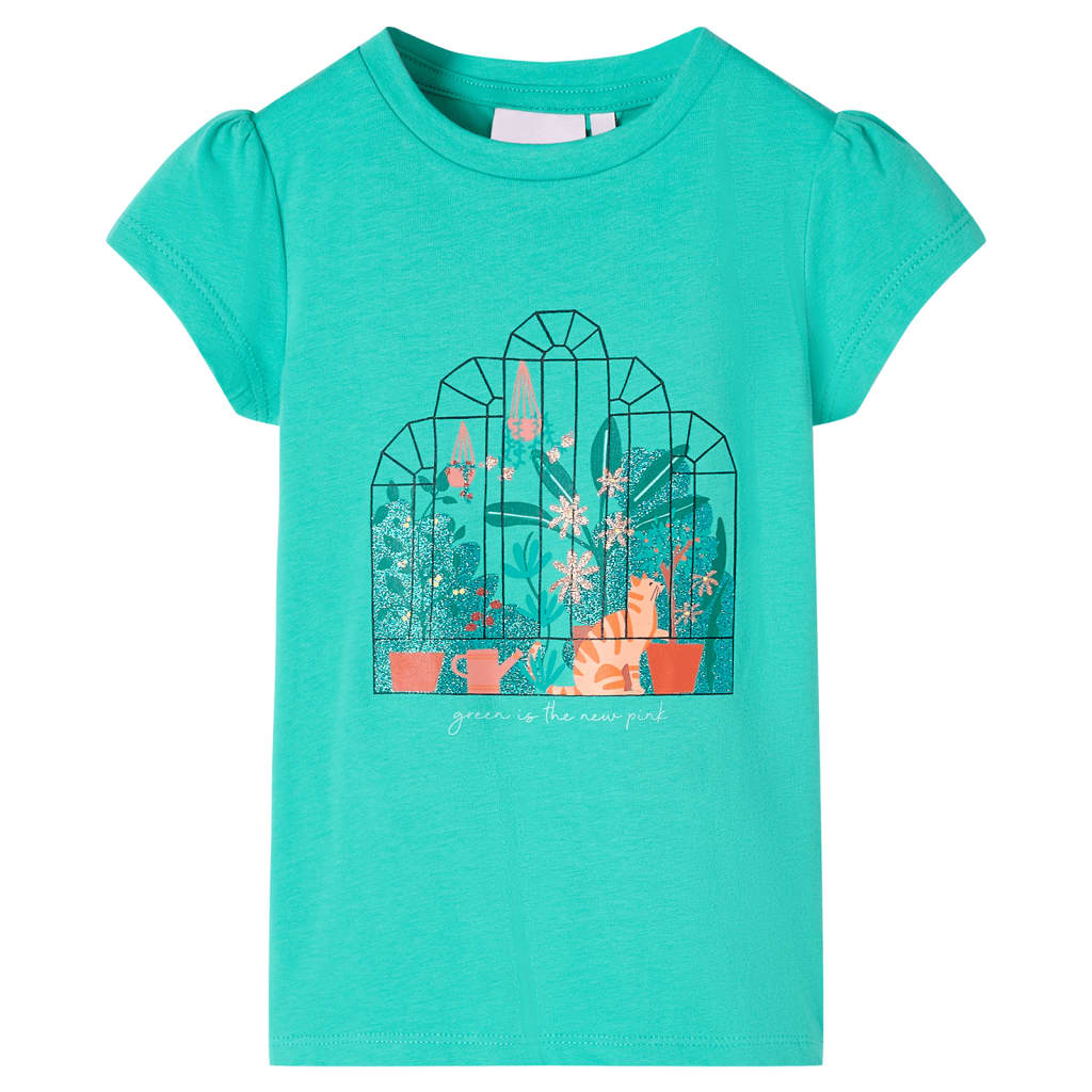 Vidaxl børneshirt 116 mynte