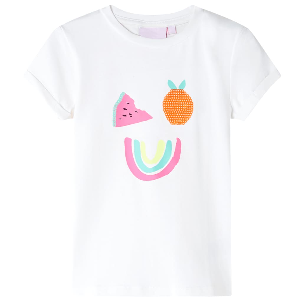 Vidaxl børneshirt 104 ECRU