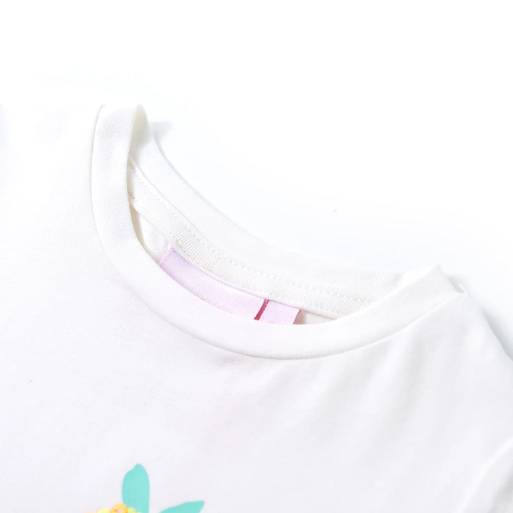Vidaxl børneshirt 104 ECRU