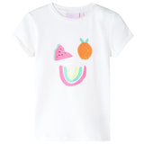 Vidaxl børneshirt 128 ECRU