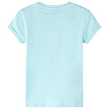 Vidaxl børneshirt 140 let havblå
