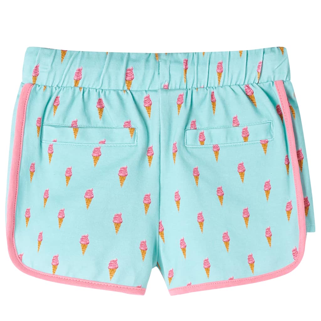 VidaXL børneshorts med snøre 116 lys mint