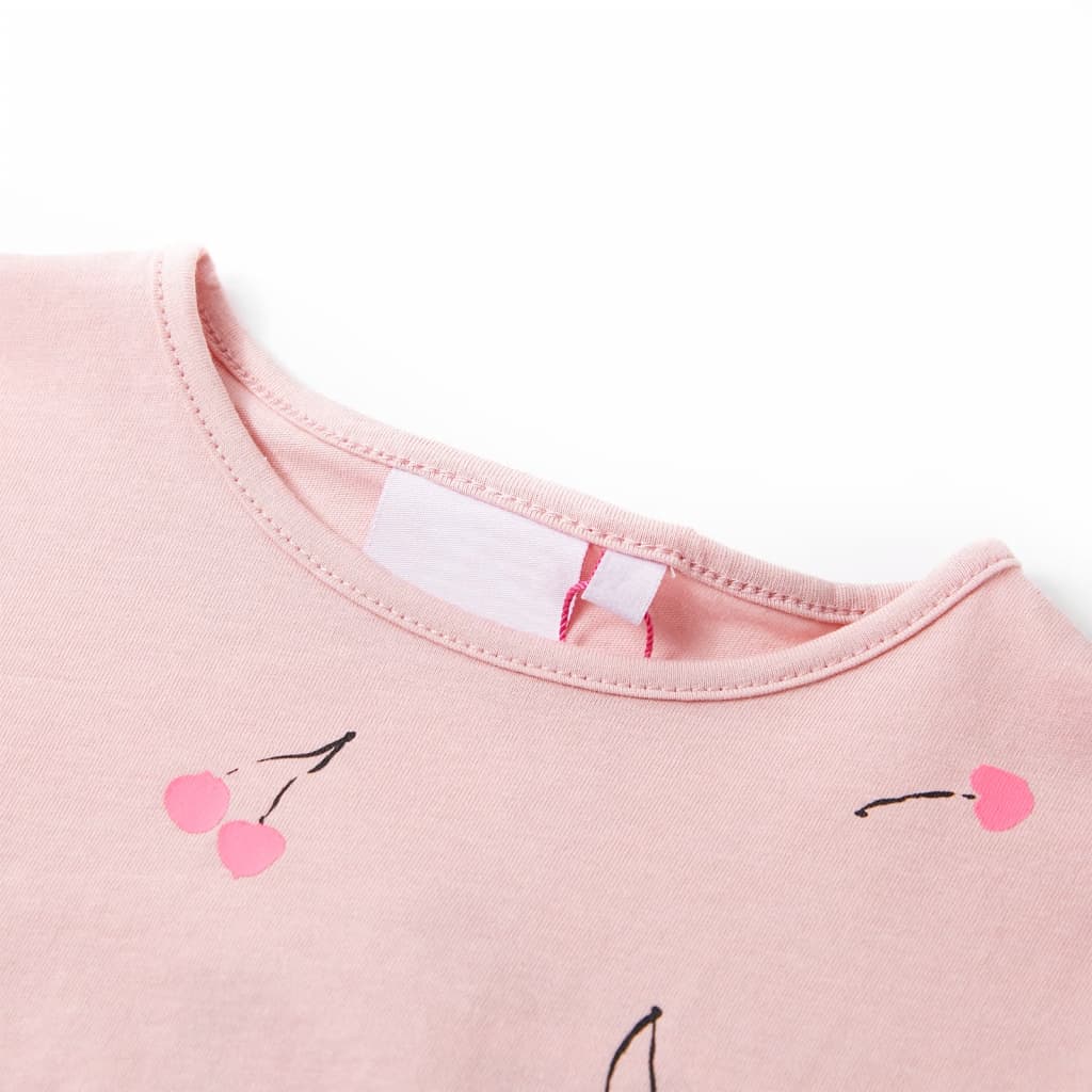 Vidaxl børneshirt 92 lyserosa