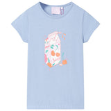 Vidaxl børneshirt 104 blå