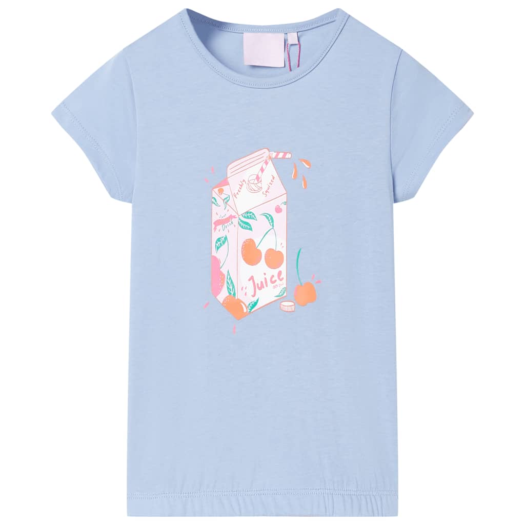 Vidaxl børneshirt 140 blå