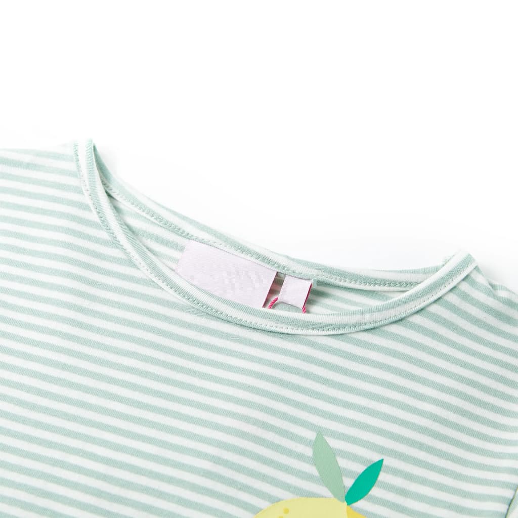 Vidaxl børneshirt 104 mynte