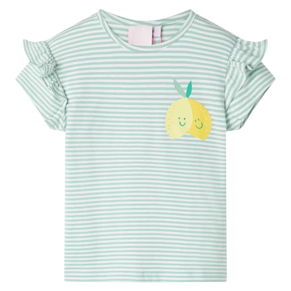 Vidaxl børneshirt 128 mynte