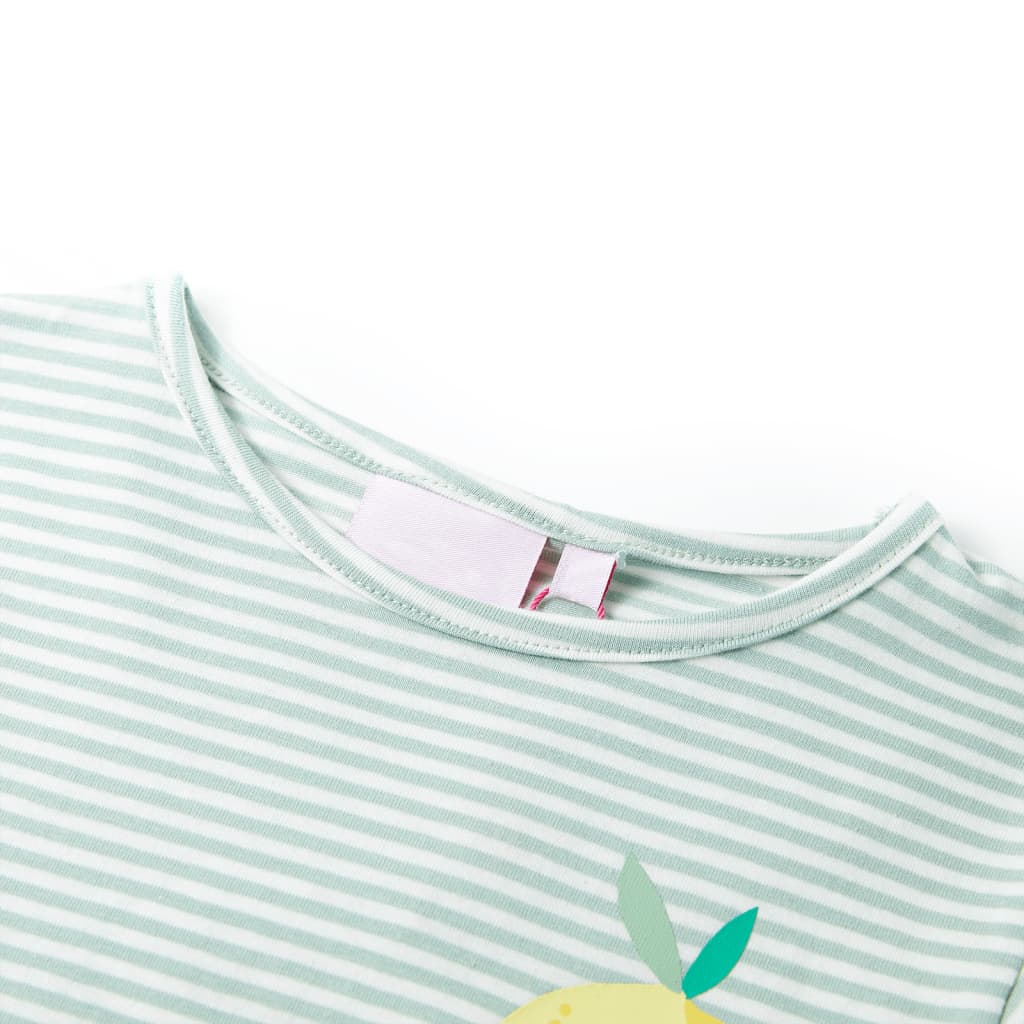 Vidaxl børneshirt 128 mynte