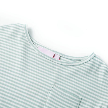 Vidaxl Børnekjole med ruffles på ærmerne 116 mynte