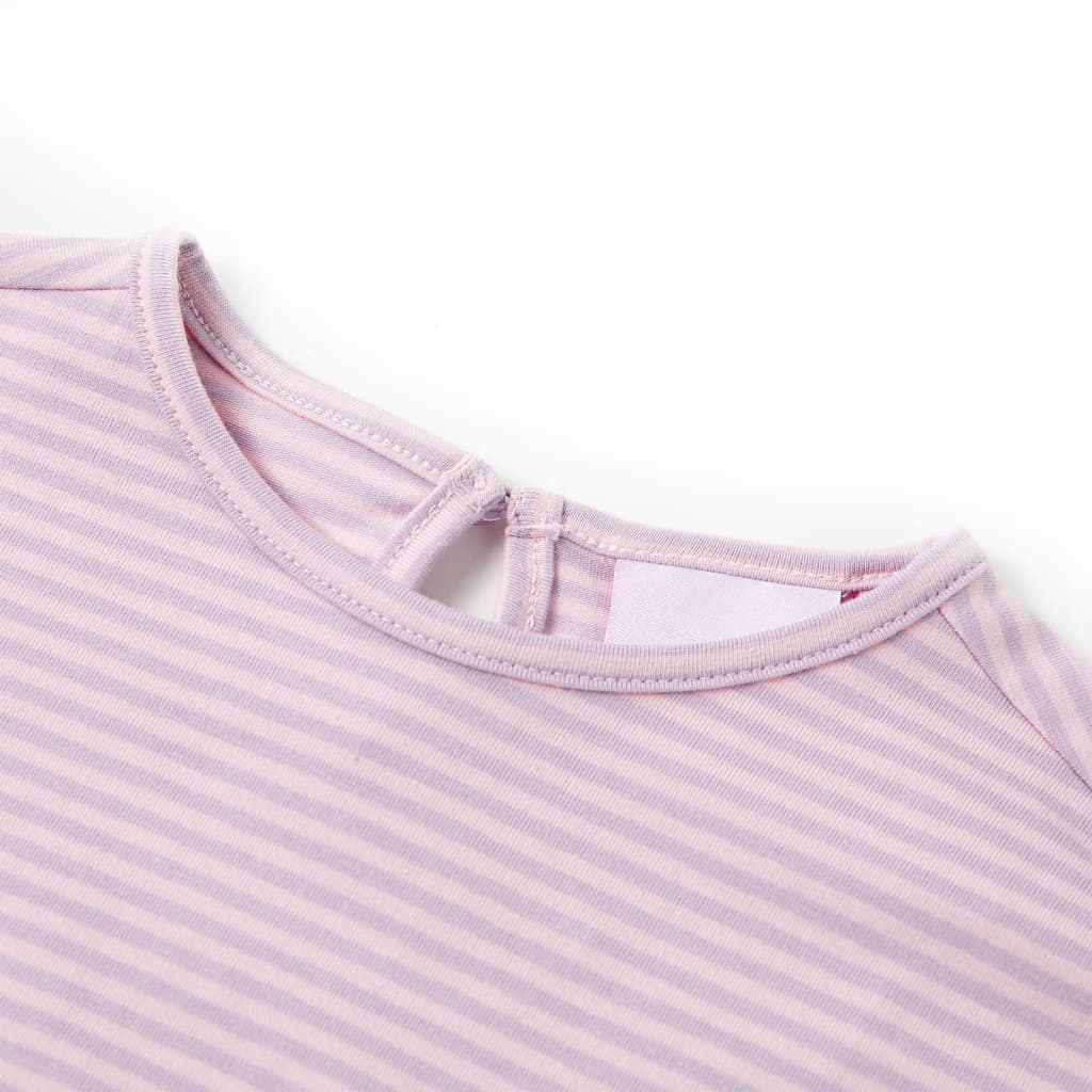 Vidaxl Børnestrøje med ærmer med Ruffles 92 Lilac