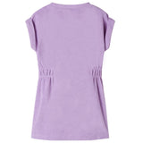 Vidaxl Børnekjole 128 Lilac