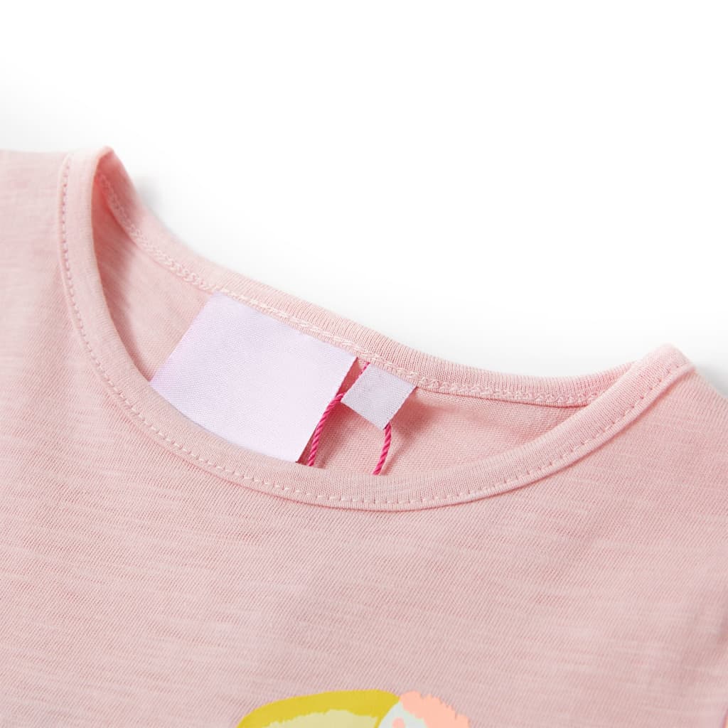 Vidaxl børneshirt 92 lyserosa