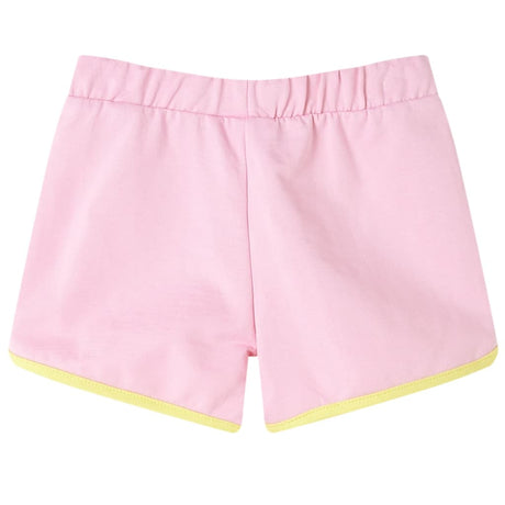 Vidaxl Børns shorts med rør 140 lyserosa
