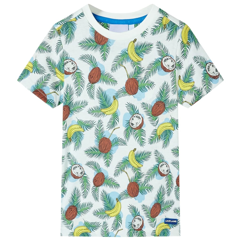 Vidaxl børneshirt med korte ærmer 140 flerfarvet
