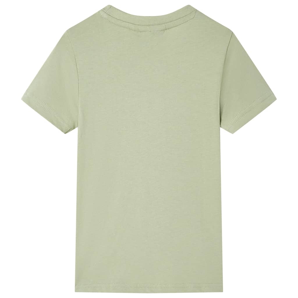 Vidaxl børneshirt med korte ærmer 92 Light Khaki